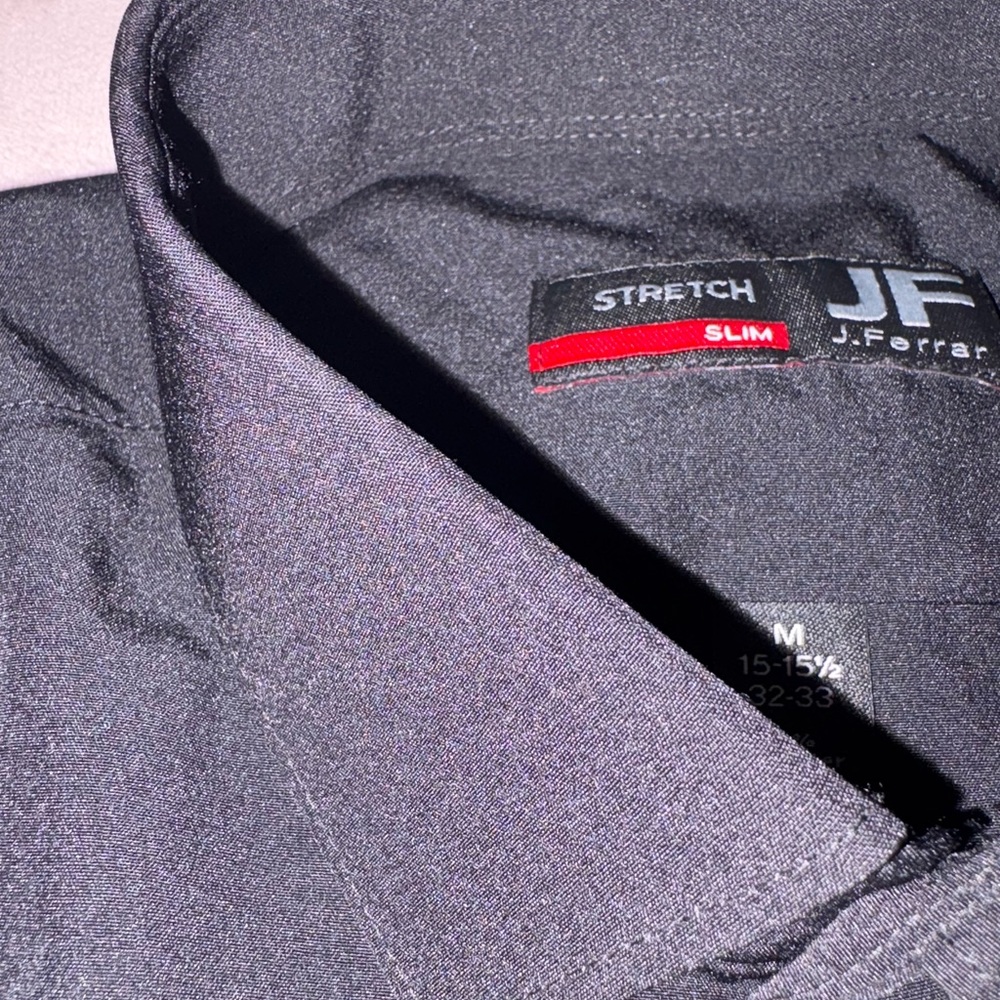 JF J.Ferrar Men's Black Slim Fit Jacket